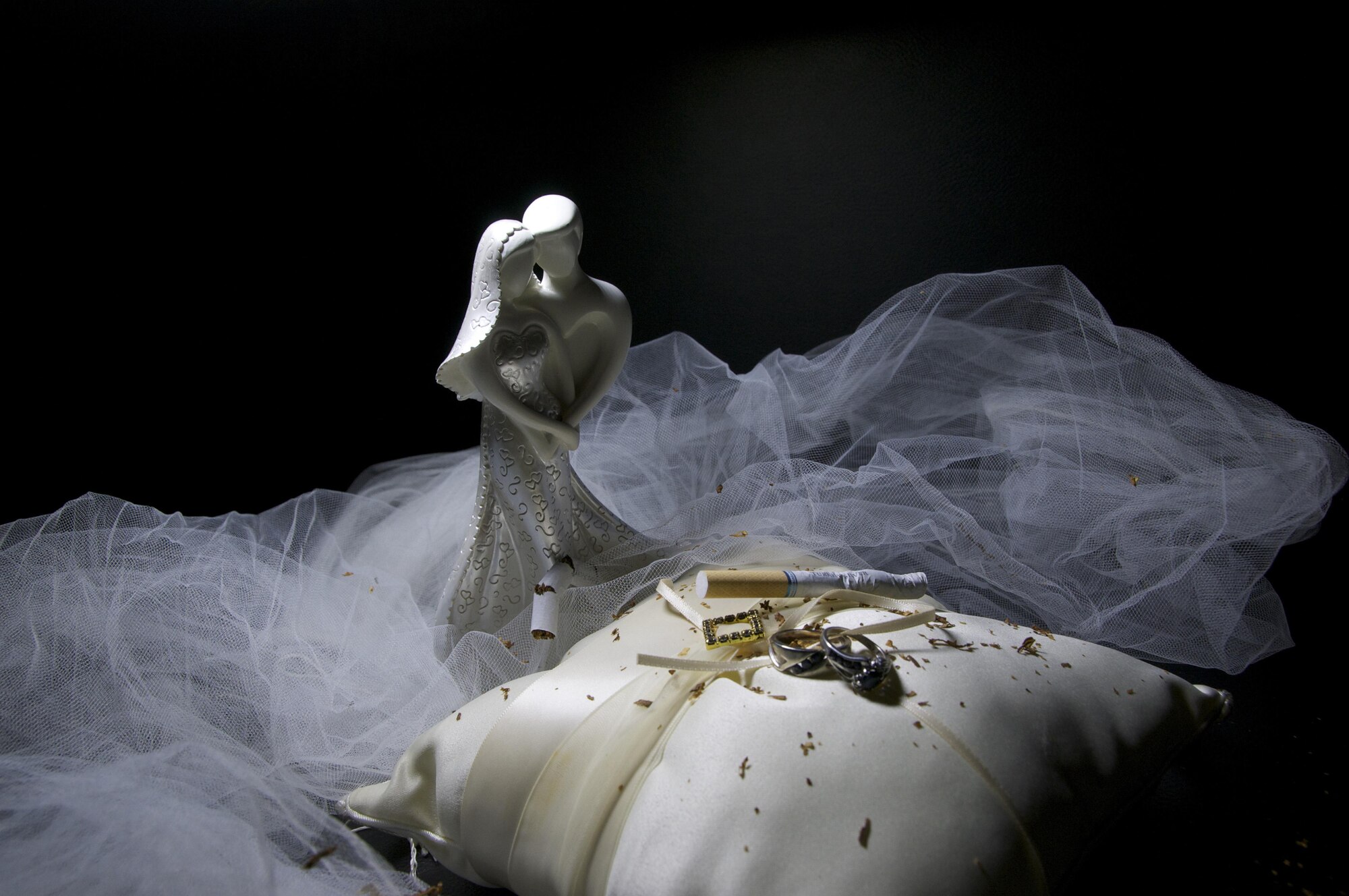 Cigarette addiction almost cost Staff Sgt. Jaimi Upthegrove, 94th Airlift Wing public affairs specialist, her marriage. It was a nasty habit to her husband, he cared about her and she was hurting the entire family. More than 16 million Americans suffer from a disease caused by smoking and each year an estimated 443,000 people die prematurely from smoking or exposure to secondhand smoke. (U.S. Air Force photo/Staff Sgt. Jaimi Upthegrove)           