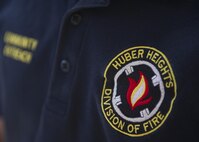 Senior Airman Chance Pettey, a member of the National Air and Space Intelligence Center, participates in the Community Emergency Response Team exercise Oct. 17, 2015 at the Huber Heights Fire Department. Pettey volunteers at the fire department community educator on the community outreach team. (U.S. Air Force Photo by Senior Airman Justyn M. Freeman)