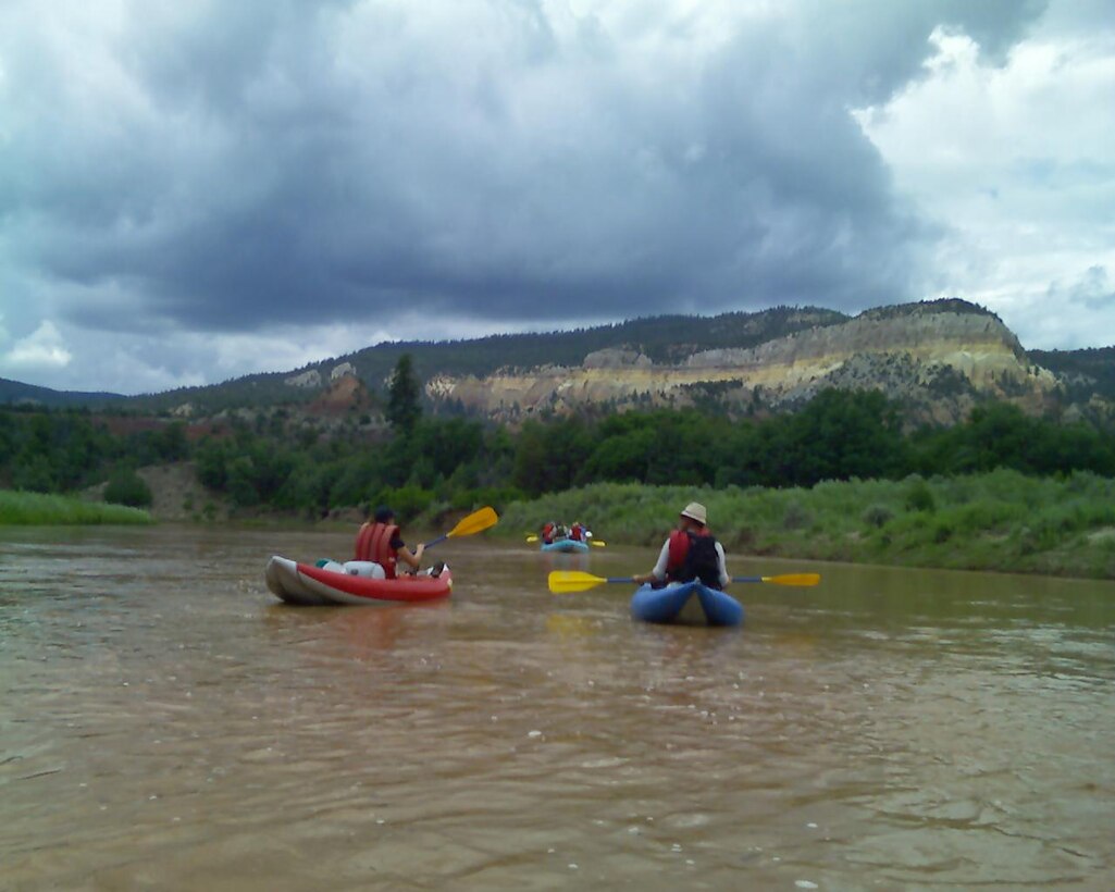 Chama River Interagency Team Building Exercise, June 26, 2009. Photo by Gayle Chestnut.