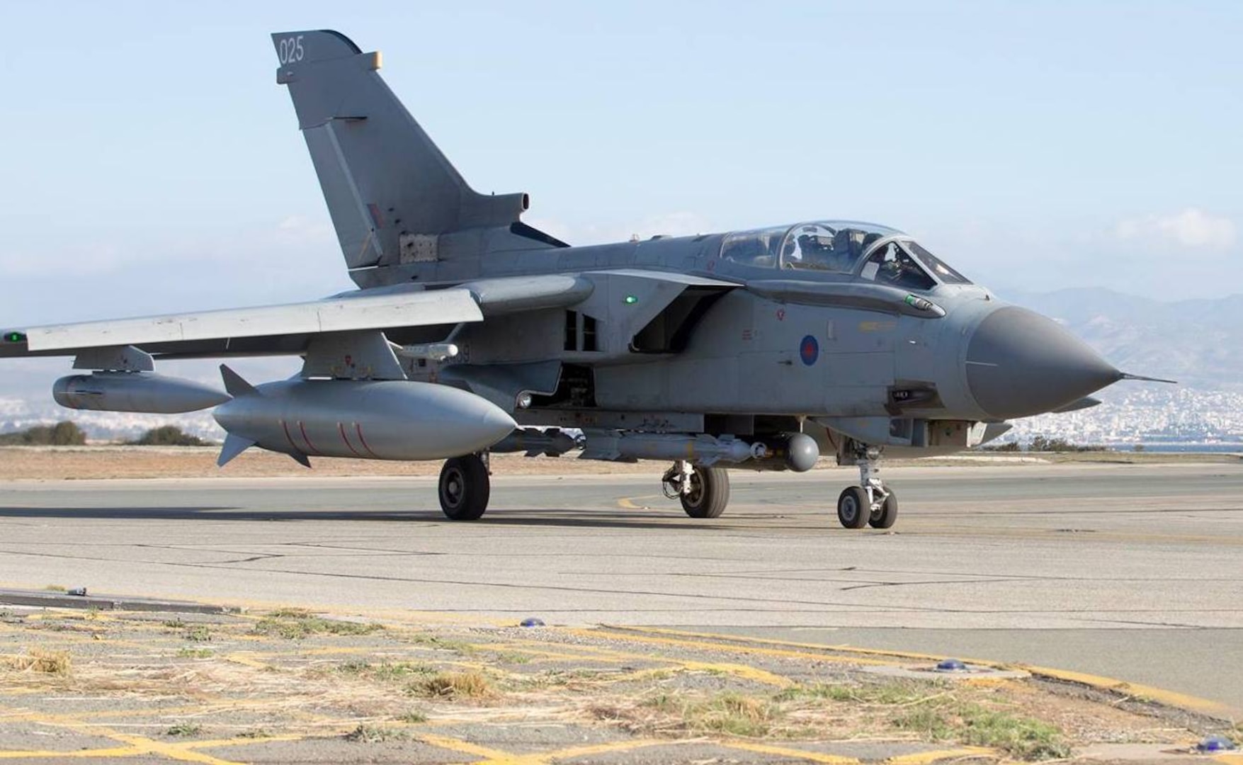 Royal Air Force Tornado GR4s return to RAF Akrotiri after their first mission, since the parliamentary vote to undertake air strikes in Syria. (RAF Photo)