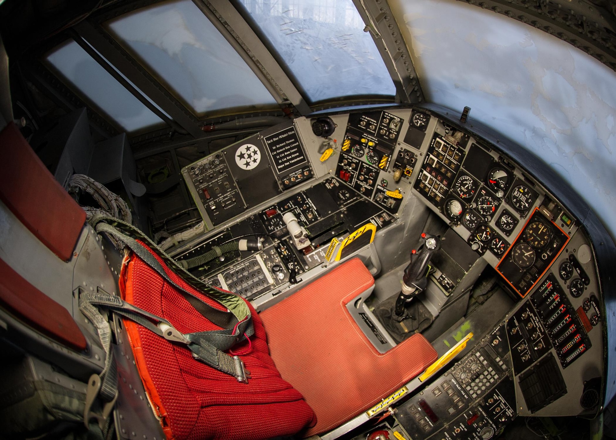 DAYTON, Ohio -- Northrop Tacit Blue cockpit at the National Museum of the United States Air Force. (U.S. Air Force photo by Ken LaRock)