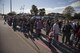315th Operations Group members and their families eagerly await the landing of a C-17 Globemaster III carrying Santa & Mrs. Claus  from the North Pole Saturday. (U.S. Air Force photo by 2nd Lt. Rashard Coaxum)