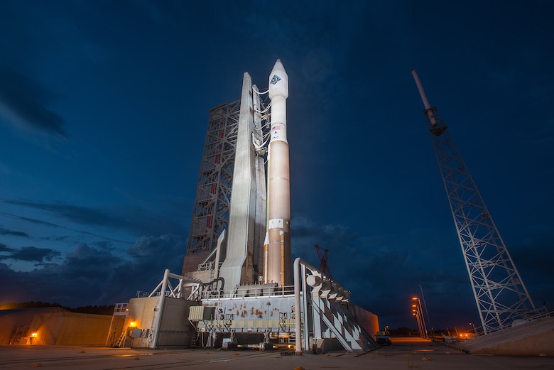 The 45th Space Wing supports NASA’s launch of Orbital ATK CRS-4, aboard a United Launch Alliance Atlas V rocket to the International Space Station from Space Launch Complex 41 at Cape Canaveral Air Force Station, Fla., Dec. 6, 2015. This will be the first flight of an enhanced Cygnus spacecraft to the ISS. Orbital ATK’s fourth contracted cargo resupply mission with NASA to the ISS will deliver more than 7,000 pounds of science and research, crew supplies and vehicle hardware to the orbital laboratory and its crew. (Courtesy photo /United Launch Alliance)
(For limited release)  
