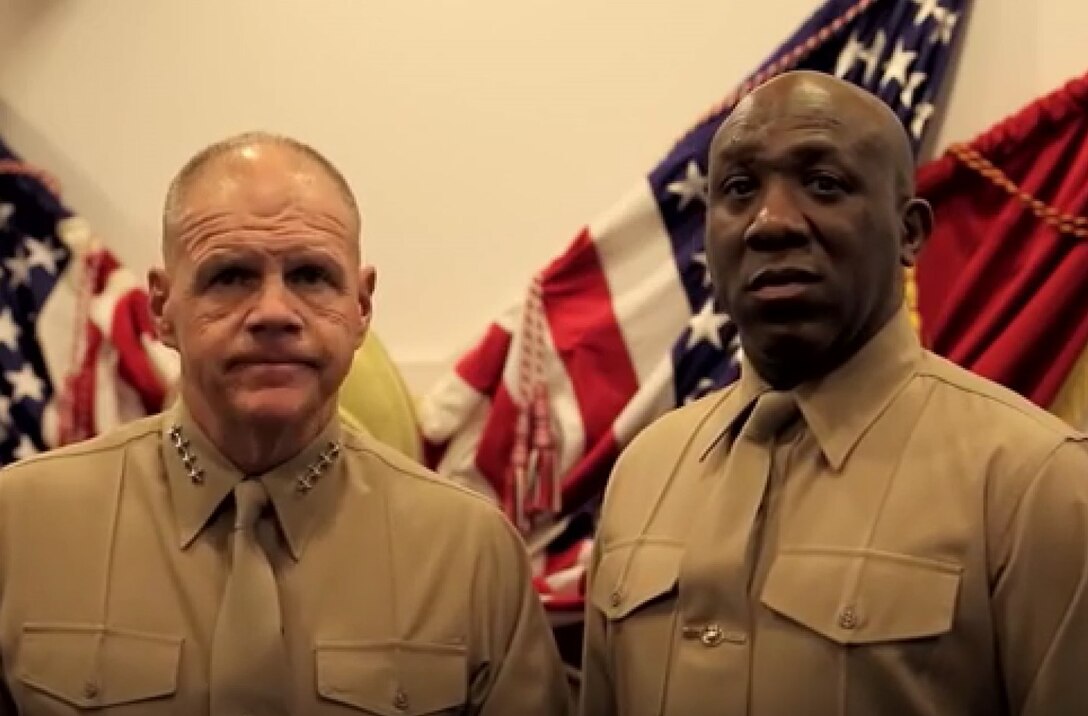 Commandant of the Marine Corps, Gen. Robert B. Neller, talks about the integration of women into combat roles. The military-wide decision was announced by Secretary of Defense Ash Carter during a press brief at the Pentagon, Dec. 3, 2015.
