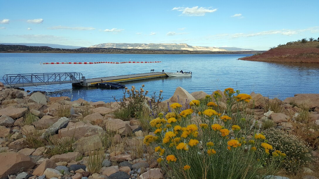 ABIQUIU LAKE, N.M. – Boating at Abiquiu Lake. Photo by Richard Banker, Oct. 1, 2015. This was a 2015 Photo Drive entry.