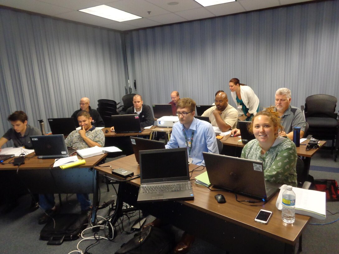 ALBUQUERQUE, N.M. – Revit MEP Fundamentals training for District employees, Aug. 25, 2015. Photo by Paul Rebarchik. This was a 2015 photo drive entry.