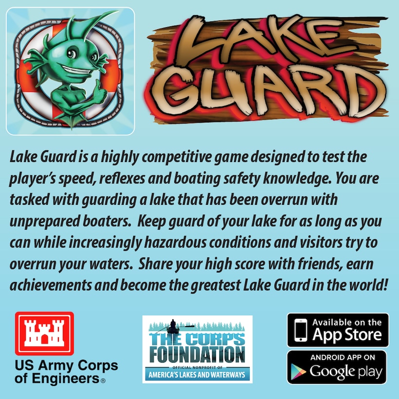 Lake Gaurd Game App Ad