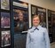 Air Force Reserve Col. Melissa Coburn stands next to her during at the unveiling the Profiles in Leadership display in the Pentagon, Washington D.C., Dec. 7, 2015. The display highlights outstanding examples of leadership in the Air Reserve forces, and celebrates and honors Citizen Airmen's contributions in serving the nation. (U.S. Air Force Photo/Jim Varhegyi)