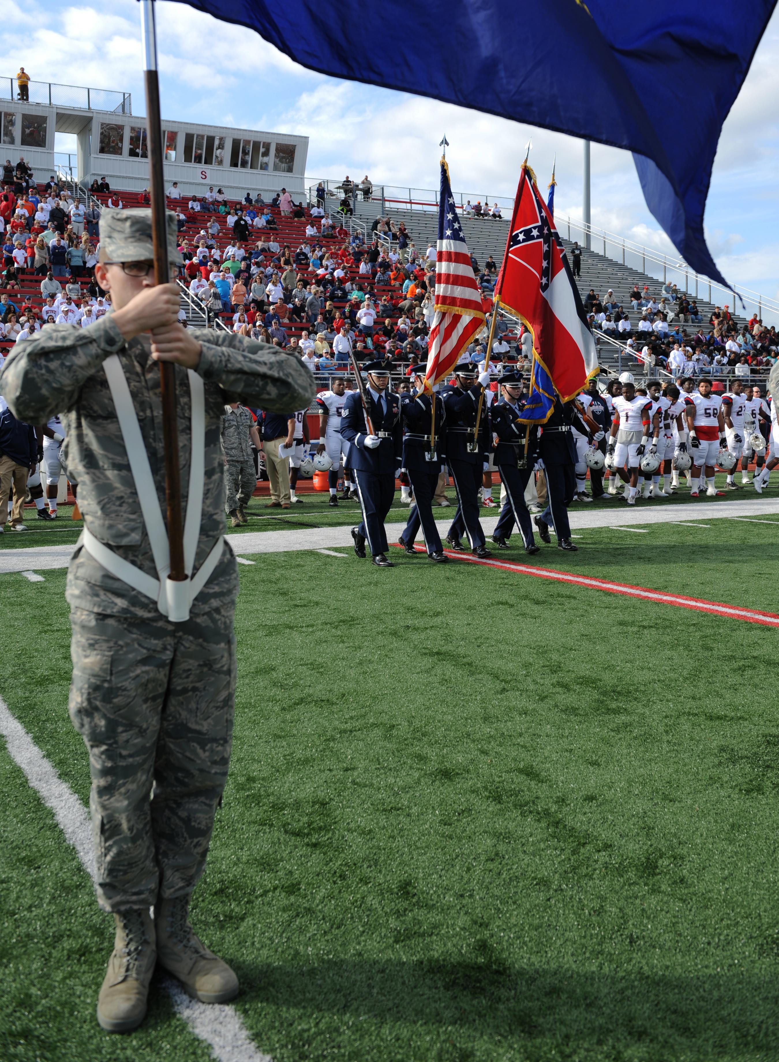 Keesler Participates In 2015 Mississippi Bowl Pre Game Celebration