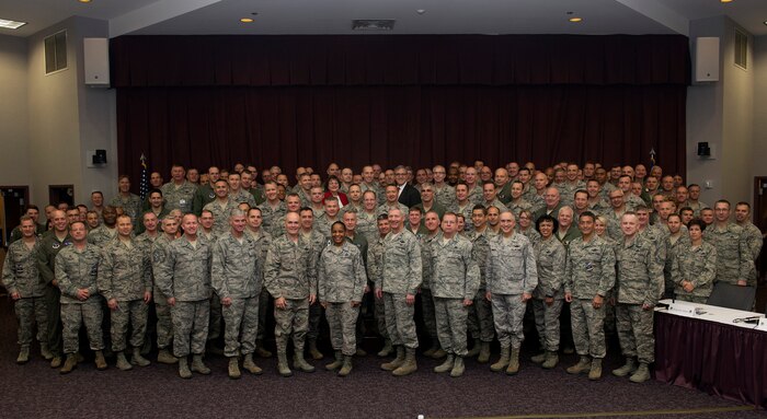 More than 100 Mobility Air Force active duty, Guard and Reserve wing commanders and command chiefs will gather here Dec. 1-3 for Air Mobility Command's fall Phoenix Rally -- a three-day, focused look at command priorities, roles and missions. (U.S. Air Force photo by A1C Kiana Brothers)