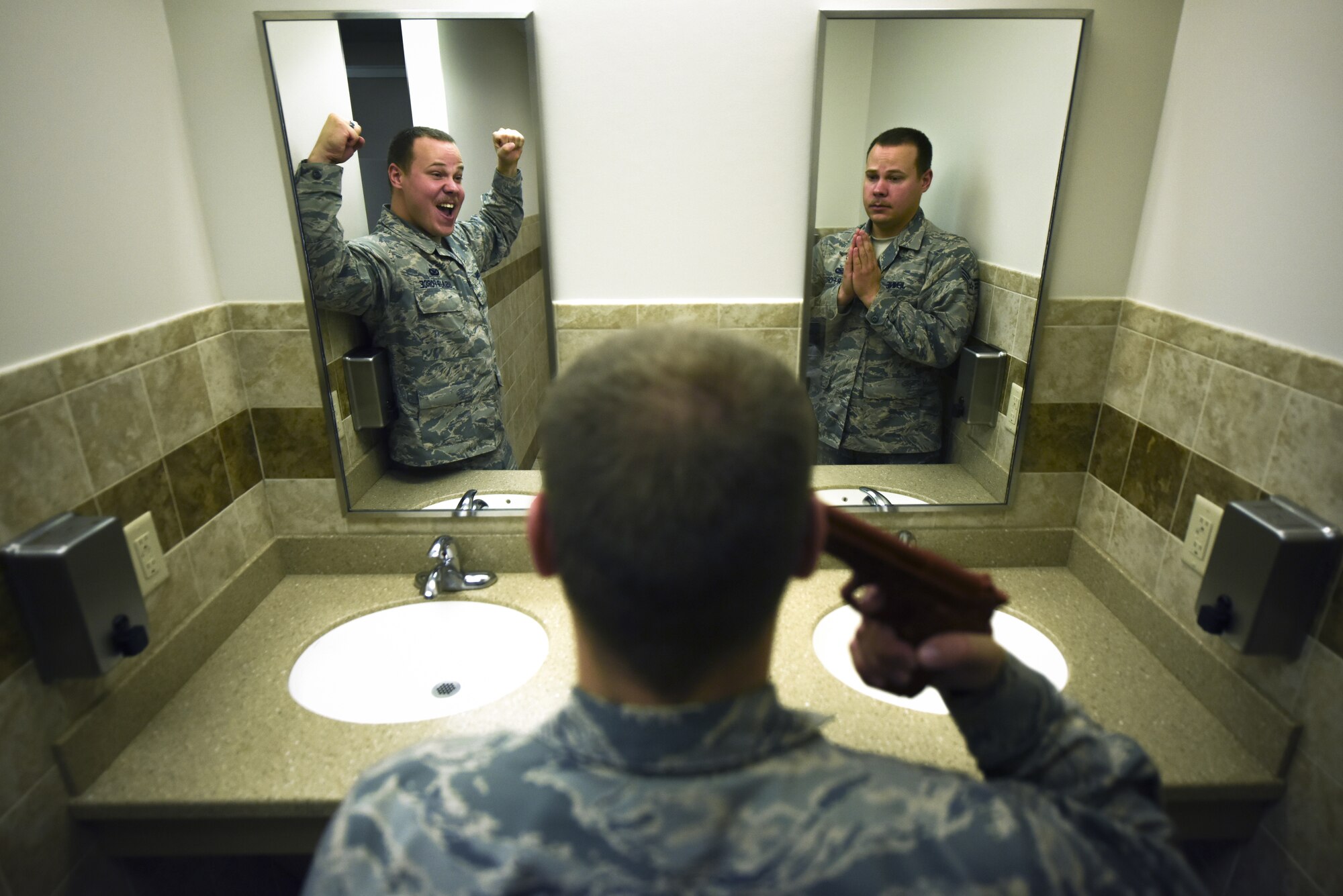 The Air Force offers countless resources to help individuals who are thinking about hurting themselves or contemplating suicide. Supervisors, first sergeants, commanders, Airman and Family Readiness Centers, Chaplains and Mental Health professionals are available and equipped to assist individuals in need. (U.S. Air Force photo/Senior Airman Brittain Crolley)