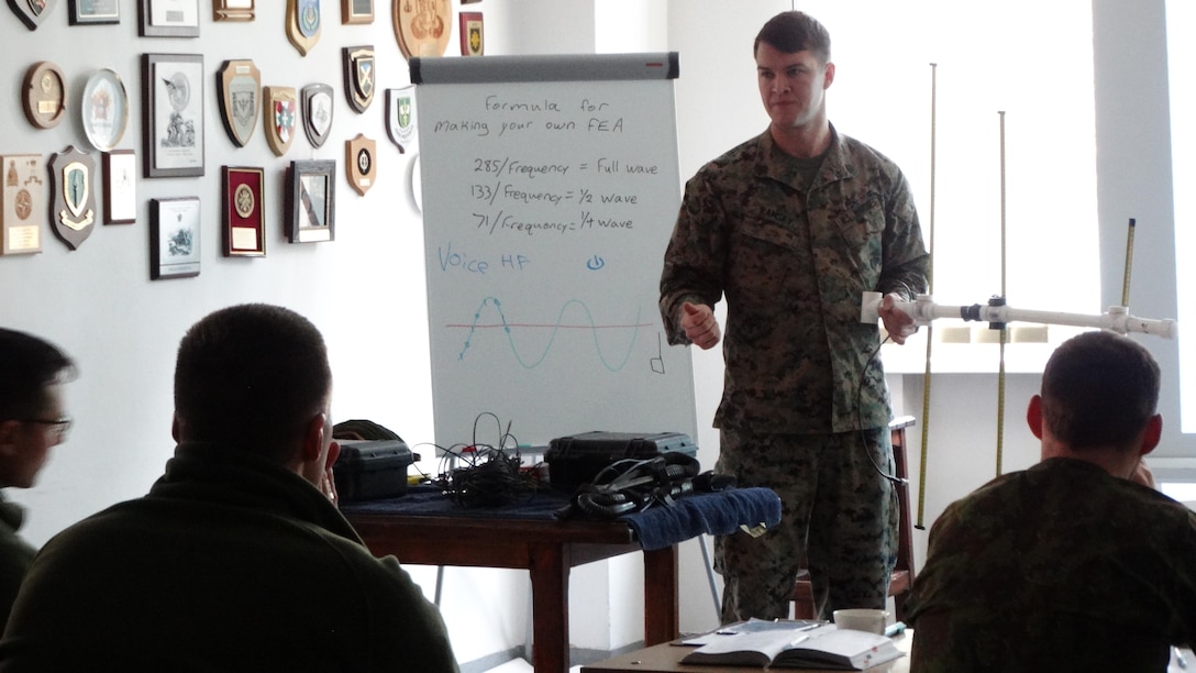 Marines focus intelligence capabilities in the Baltics