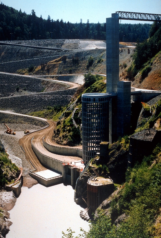 Mud Mountain Dam typically does not hold a pool when not being used for flood control.  Operation of Mud Mountain Dam for flood control held back inflow of about 22,500 cfs to 6,000 cfs outflow during the peak of the floods. While inflows have now dropped substantially, the public should be prepared for continued high outflows in the near future as dam operators release stored water to make room in the reservoirs for potential future high inflows. While releases from Mud Mountain Dam are expected to stay below the official flood stage of 8,000 cfs, the Corps will periodically monitor conditions today in the Pacific and Sumner areas on the White River because of the unpredictability of channel capacity there.