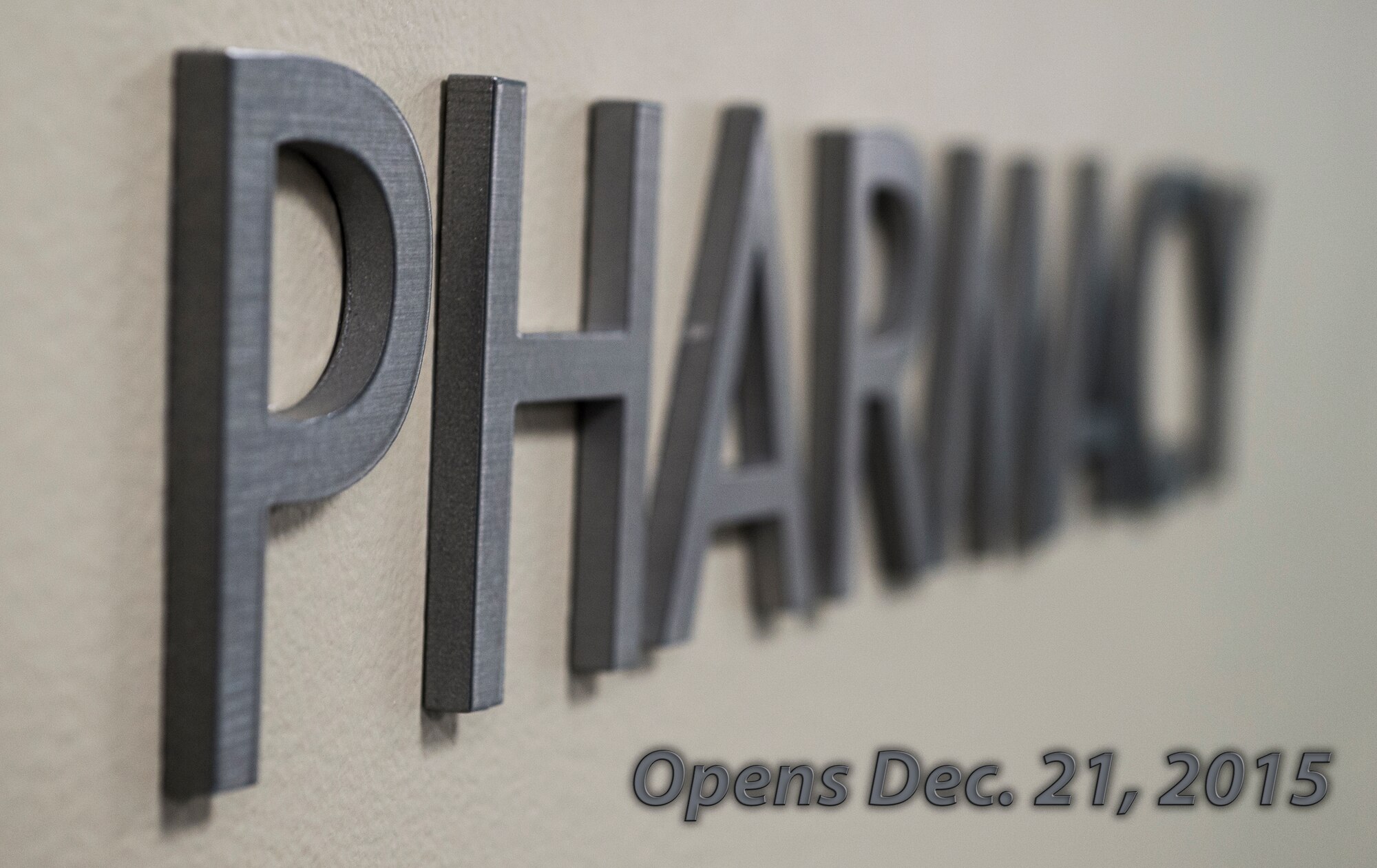 After six months of renovations the 23d Medical Group’s pharmacy is slated to reopen Dec. 21, 2015, at Moody Air Force Base, Ga. The new layout is designed to streamline the pharmacy process while also creating an additional 20 seats for customers in the waiting area. (U.S. Air Force Illustration by Senior Airman Ceaira Tinsley/Released)