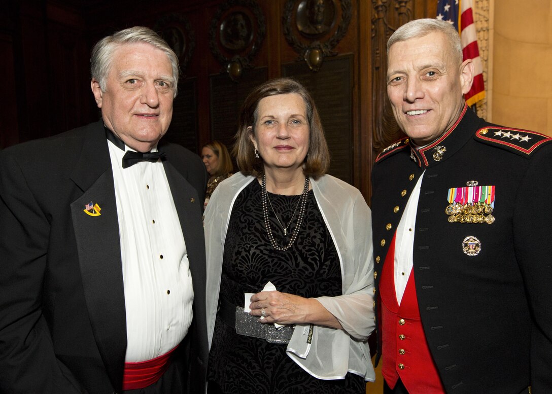 The Assistant Commandant of the U.S. Marine Corps, Gen. John M. Paxton, Jr., poses for a photo during the Travis Manion Foundation Gala in Philadelphia, Pa., Dec. 10, 2015. During the gala men and women were recognized for their outstanding character and leadership. (U.S. Marine Corps photo by Sgt. Tia Dufour/Released)