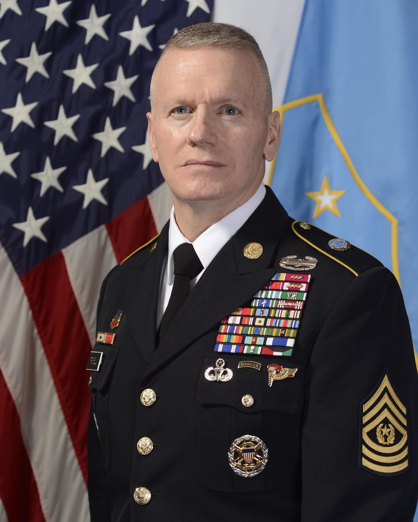 Army Command Sergeant Major John Wayne Troxell is the Senior Enlisted Advisor to the Chairman of the Joint Chiefs of Staff, and the senior noncommissioned officer in the U.S. Armed Forces.  