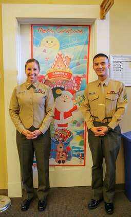 Multiple decorated doors were judged in a contest at Marine Corps Recruit Depot San Diego, Dec. 10. Three judges were chosen to give each door a score based on creativity, visual impact and craftsmanship. The winner of the contest will be announced at the depot Christmas party Dec. 12.