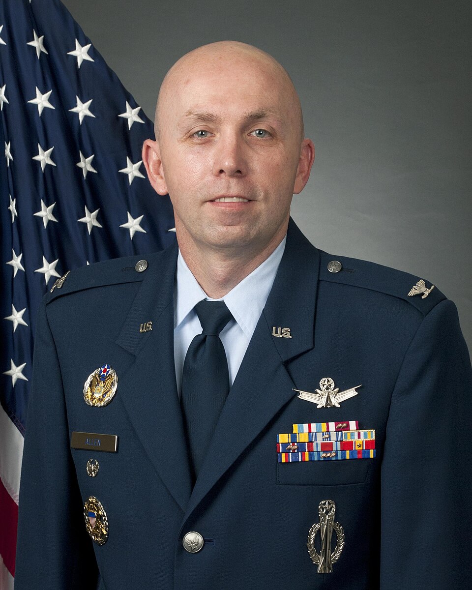 Official photo of Col. Ronald Allen, 90th Missile Wing vice commander
