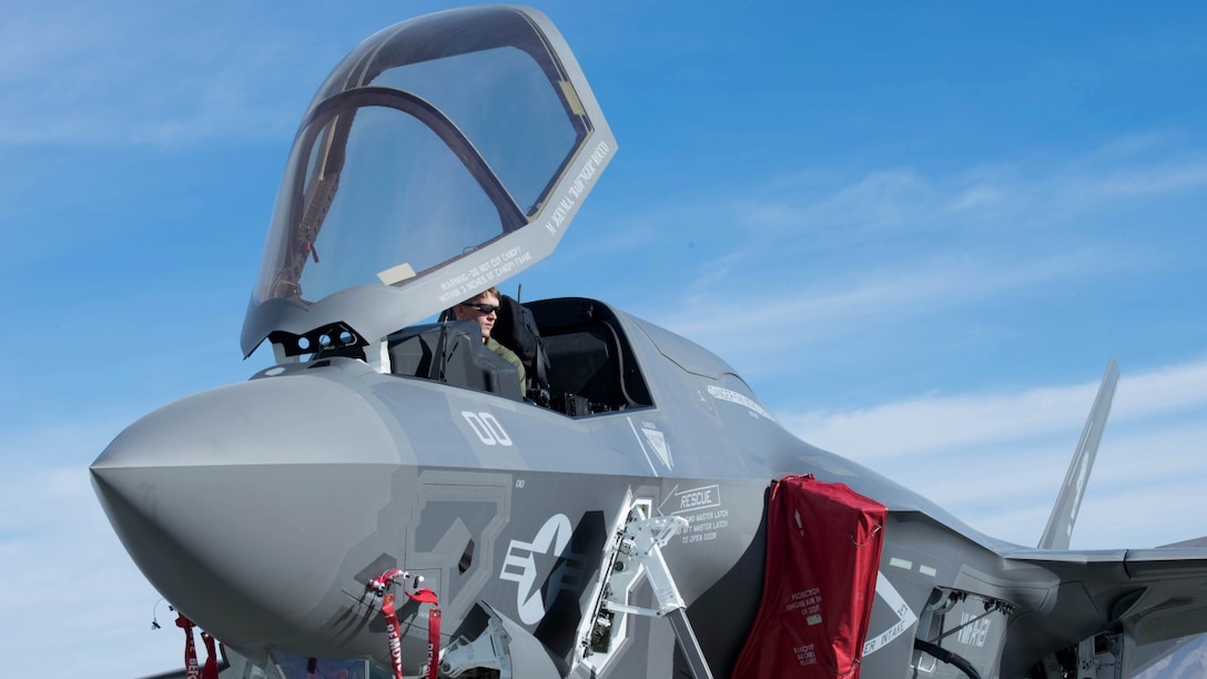Sgt. Peter Jacobson performs a weapons functional test on an F-35B Lightning II aircraft during Exercise Steel Knight at Marine Corps Air Ground Combat Center Twentynine Palms, California, Dec. 10, 2015. Jacobson is an avionics technician with Marine Fighter Attack Squadron 121. The F-35B is a single seat, single engine stealth multi-role fighter bringing the Marine Corps into a whole new generation of aircraft. Exercise Steel Knight allowed for VMFA-121 and Marine Operational and Test Evaluation Squadron 22 to train on integrating the F-35B and find its place in the Marine Air Ground Task Force, while giving the ground forces of 1st Marine Division the ability to become familiar with it.