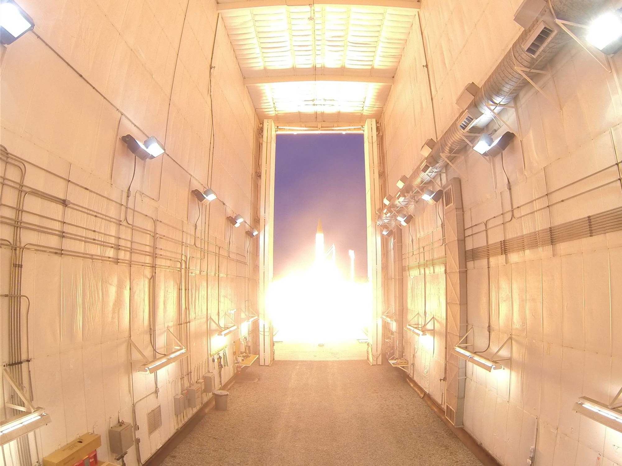A Patriot Target Vehicle, also known as Juno, provided by the Space and Missile Systems Center at Los Angeles Air Force Base in El Segundo, California, is captured at the moment of launch from the U.S. Army's Fort Wingate near Gallup, New Mexico Dec. 10. The rocket serves as an intercept target for the U.S. Army Lower Tier Project Office Patriot missile defense system.The Juno PTV soared high into the atmosphere on its way to the White Sands Missile Range to be intercepted by a Patriot Advanced Capability Three (PAC-3) missile system. SMC's Rocket Systems Launch Program and its mission partners re-utilizes excess motors from ICBMs for U.S. government research, development, test and evaluation efforts. The Juno PTV incorporates two solid rocket motors from the LGM-30F Minuteman II weapon system which was retired in 1994. (U.S. Army photo/White Sands Missile Range Public Affairs - Visual Information)