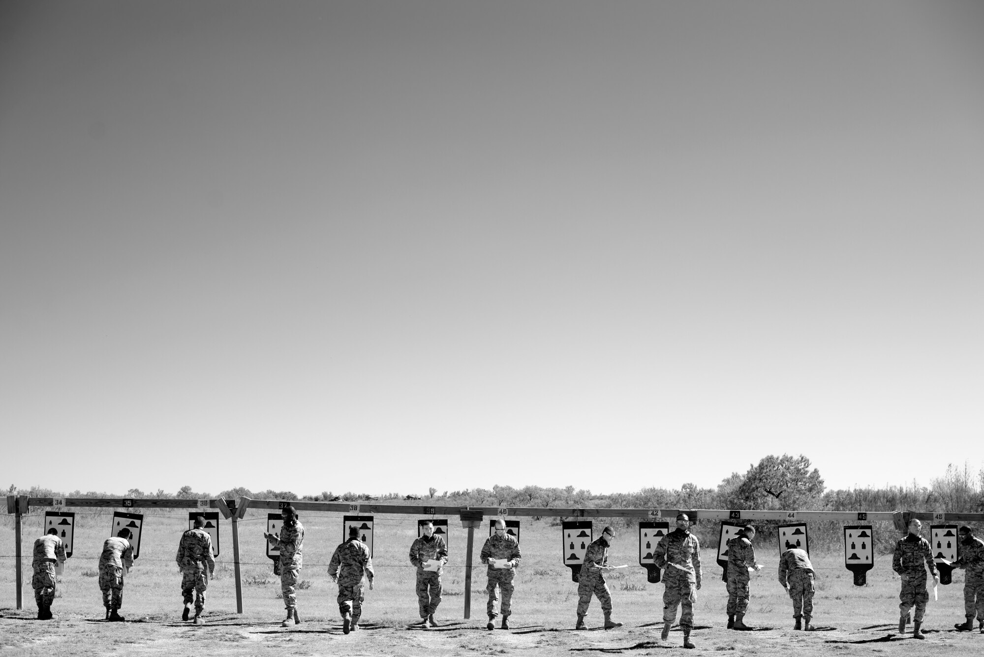 Air Force Basic Military Training (BMT) is a life-changing program that includes Air Force core values, military discipline, physical fitness, drill and ceremonies, and a comprehensive range of subjects relating to Air Force life. The training, conducted at Joint Base San Antonio-Lackland, Texas, ensures an orderly transition from civilian to military life. (U.S. Air Force photo/Staff Sgt. Christopher Griffin)

