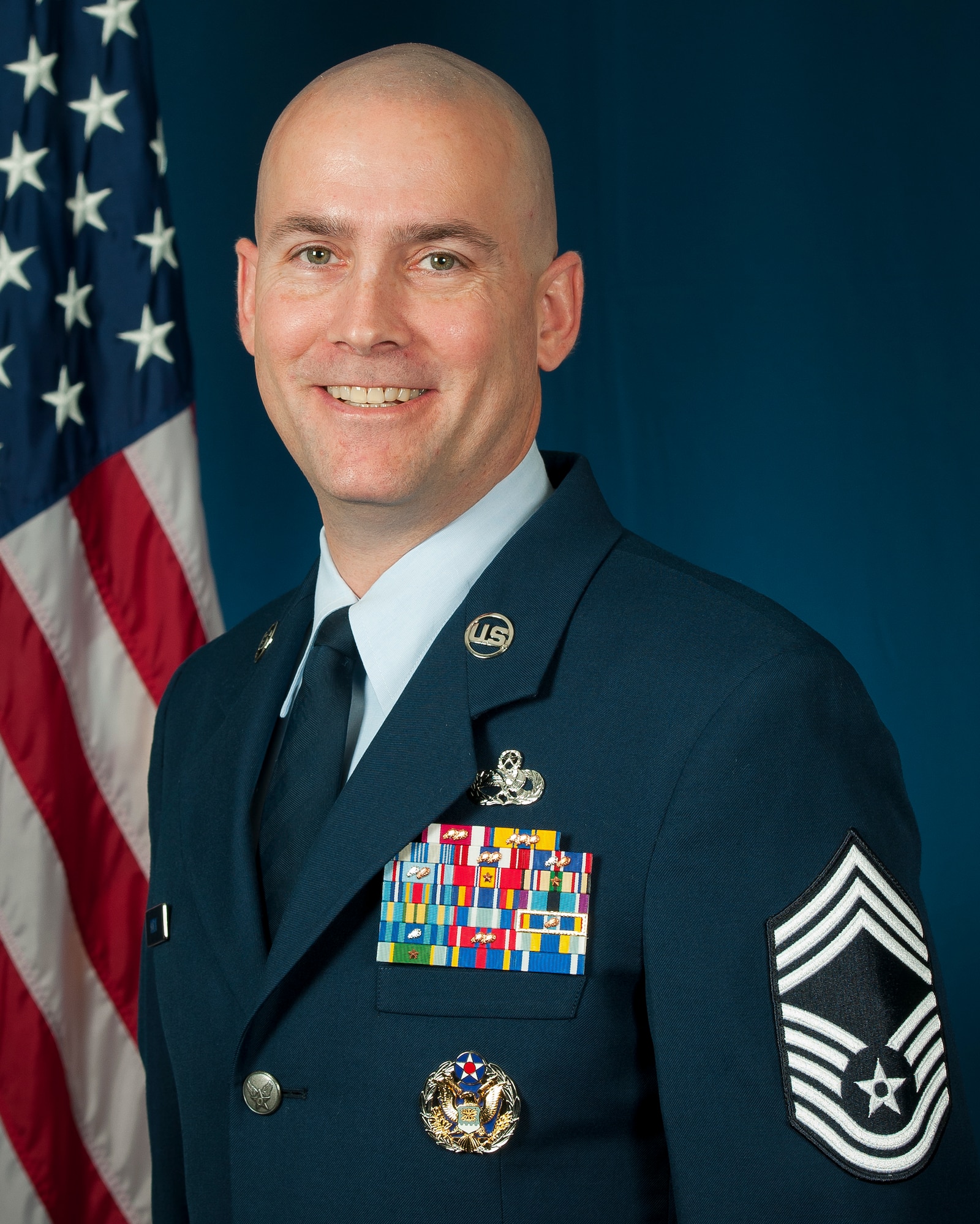 Chief Master Sgt. William Horay, Senior Enlisted Leadership Management Office manager, Nov. 30, 2015, Air National Guard Readiness Center, Joint Base Andrews, Md. Horay is the first active duty chief master sergeant assigned to the ANG command chief’s office. Horay will provide functional oversight, coordinate senior enlisted leader education opportunities and process nominations to key command positions. . (Air National Guard photo by Master Sgt. Marvin Preston/released)