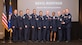 Recruiters from Davis-Monthan Air Force Base, Ariz., and Holloman Air Force Base, N.M., accept their award for the Top Flight in Air Force Reserve Command Recruiting Service for FY 1015Nov. 5 at Warner-Robins Air Force Base, Ga. They earned the award for having met 209% of their annual accessions goal. Their recruiting zone includes the greater Tucson, Ariz., and Southern N.M. areas. (Courtesy photo) 
