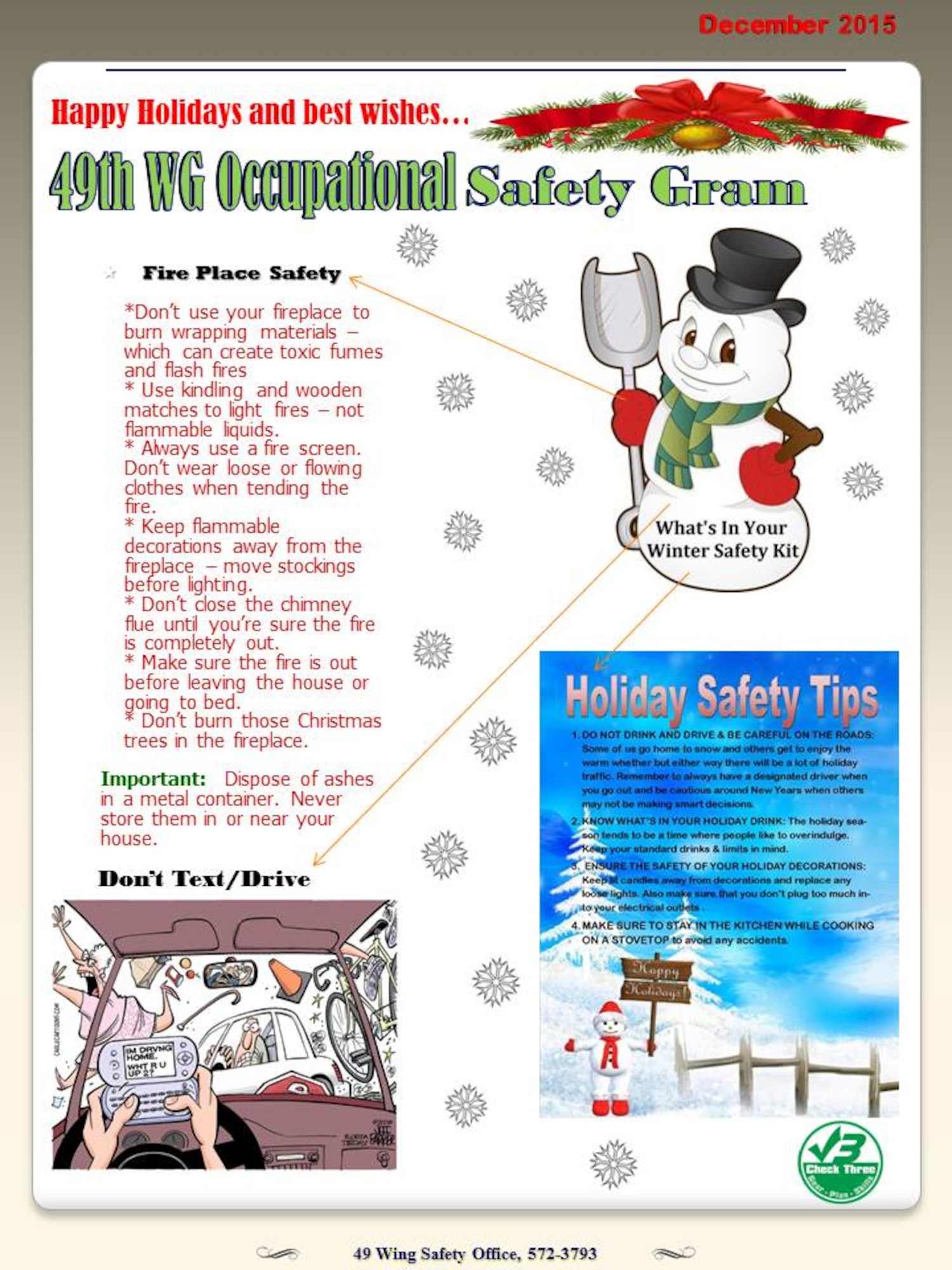 Holiday Safety Tips
