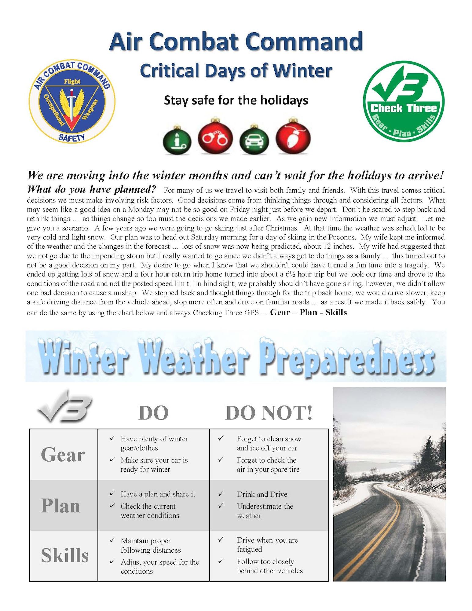 Winter Weather Preparedness