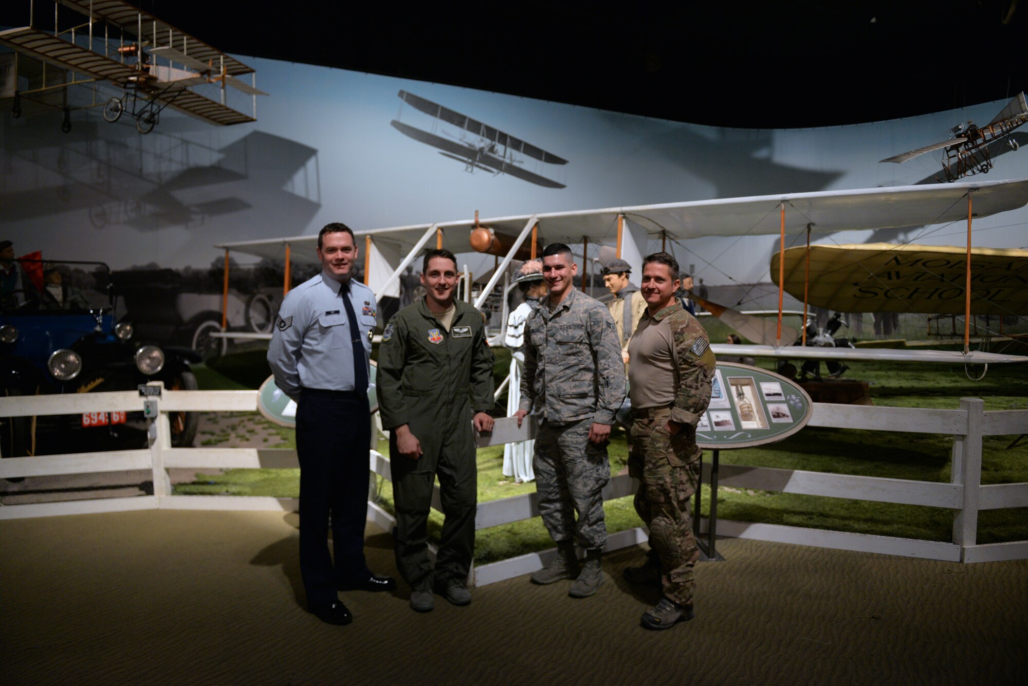 GARDEN CITY NEW, YORK- 106th Rescue Wing Airman discuss the importance of science, technology, engineering, and math (S.T.E.M) Expo at the Cradle of Aviation in Long Island, New York. 