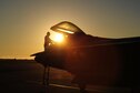 A 325th Maintenance Squadron maintainer assists a 95th Fighter Squadron pilot with final preflight checks Dec. 10, 2015, at Tyndall Air Force Base, Fla. The F-22 Raptor played a critical role in exercise Checkered Flag and performed combat exercises with the newly commissioned F-35A Lightning II. (U.S. Air Force photo/Senior Airman Solomon Cook)