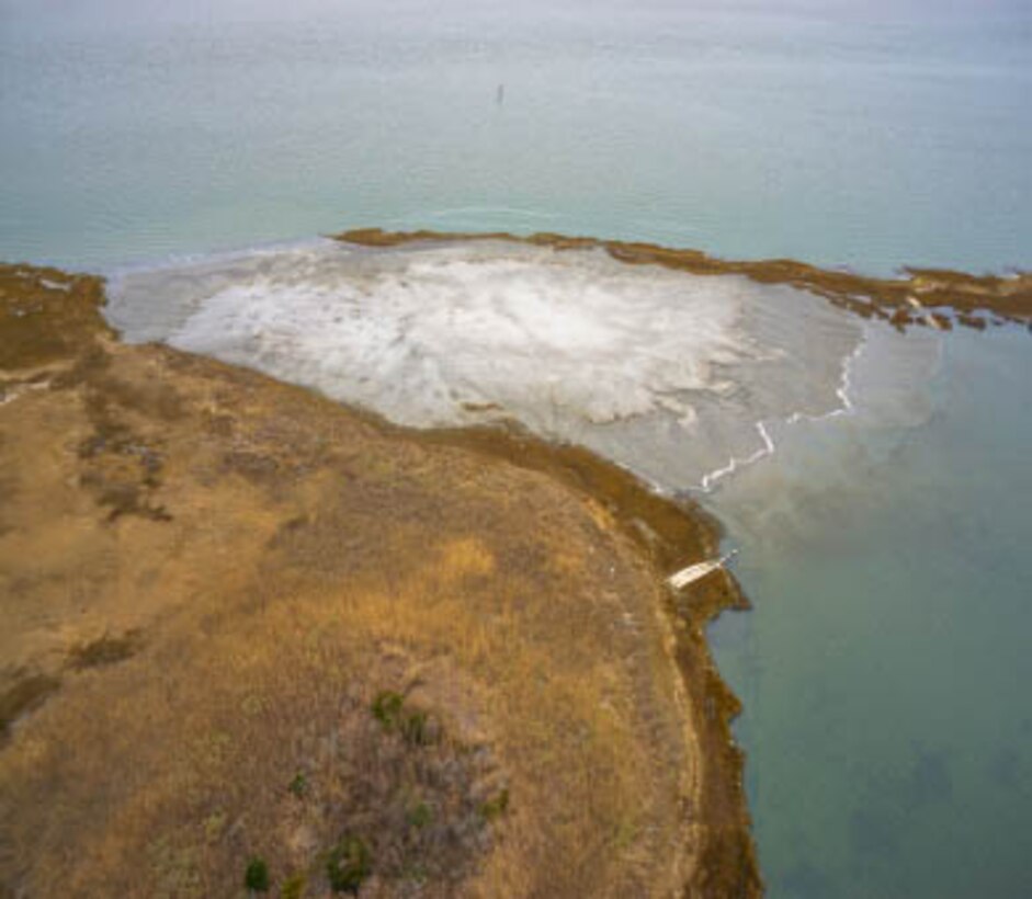 The U.S. Army Corps of Engineers' Philadelphia District completed dredging and placement operations in November of 2015 at Mordecai Island near Long Beach Island, N.J.  USACE worked with the state and several non-profit organizations to dredge material from the federal channel of the New Jersey Intracoastal Waterway and beneficially use it to restore sections of the marsh. Barnegat Bay Dredging Company served as the contractor.