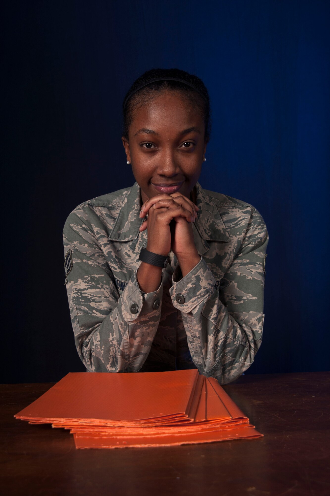 Senior Airman Tamara Brown, 30th Medical Support Squadron Physical Evaluation Board Liaison Officer, poses for a photo, Dec. 15, 2015, Vandenberg Air Force Base, Calif. With military members continuing to focus on operations around the globe, maintaining a stringent level of physical and mental readiness is an Air Force requirement. For those individuals who find themselves no longer fit for duty however, one Airman is charged with providing a seamless transition into the civilian world – the Physical Evaluation Board Liaison Officer. (U.S. Air Force photo by Senior Airman Shane Phipps/Released) 