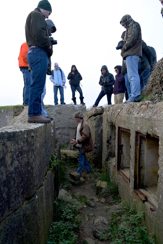 U.S. Marine noncommissioned officers of U.S. Marine Corps Forces Europe and Africa visited the historic Pointe du Hoc in Normandy, France, Dec. 11-13, a pivotal site featuring the remnants of the amphibious Allied landings during World War II, also known as D-Day. The Marine NCOs are the backbone of service component operations for U.S. European Command that supports numerous NATO-led operations and exercises in Europe that enables the Alliance to continue their proven, enduring partnerships. 