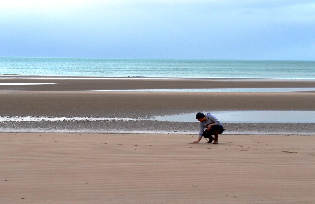 U.S. Marine noncommissioned officers of U.S. Marine Corps Forces Europe and Africa visited Omaha Beach, in Normandy, France, Dec. 11-13, a site of the historic amphibious Allied landings during World War II, also known as D-Day. The Marine NCOs are the backbone of service component operations for U.S. European Command that supports numerous NATO-led operations and exercises in Europe that enables the Alliance to continue their proven, enduring partnerships. 