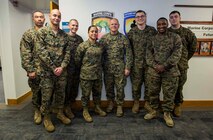 MCWL/FD's young Marines take advantage of a special opportunity for a photo with Gen Robert Neller, Commandant of the Marine Corps.