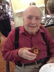 Frank served in the Navy from 1944–1946. He was stationed in the Pacific and served on the PA45/USS Henrico as an electronic technician during WWII.