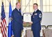 Air Force Reserve Chief Master Sgt. Steven Larwood (right), 910th Airlift Wing command chief, is presented with his certificate of retirement from Col. James Dignan, 910th Airlift Wing commander, at a ceremony here, Dec. 5, 2015. Larwood retired after 33 years of collective service in the Air Force. (U.S. Air Force photo/Tech Sgt. Rick Lisum)