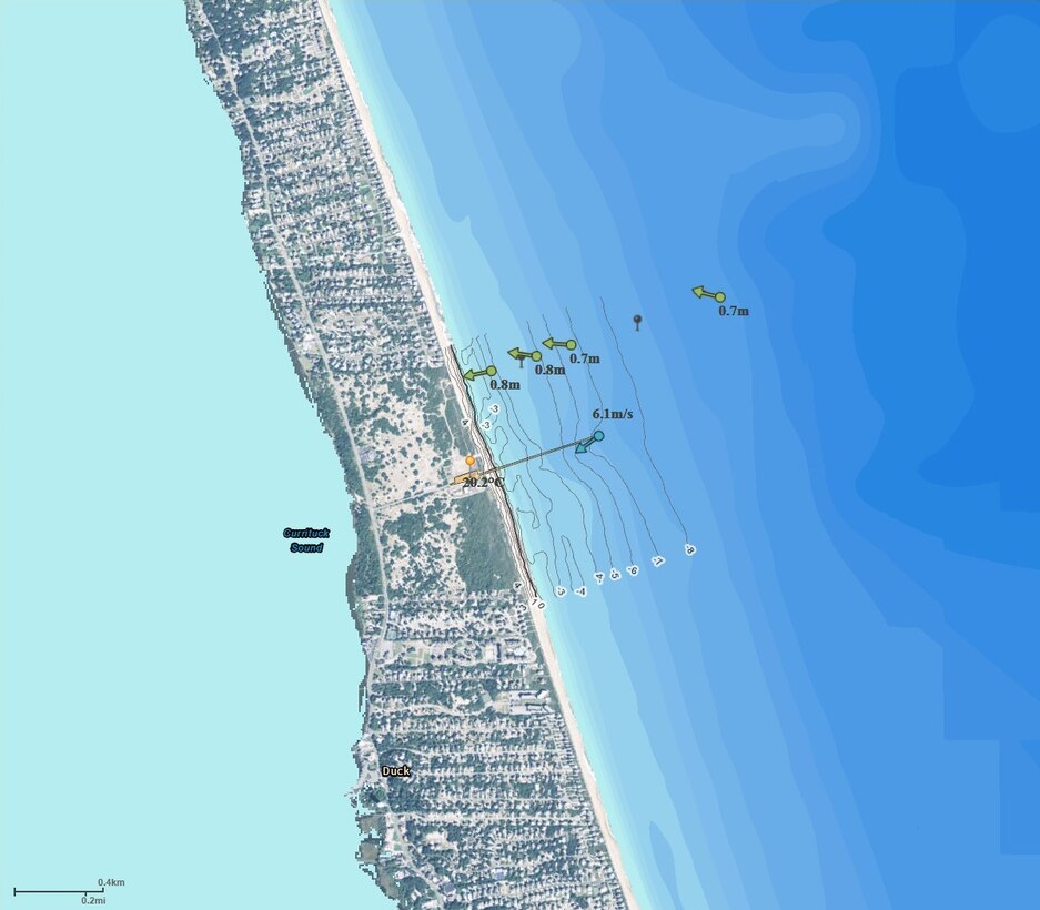 ERDC-CHL operates the Field Research Facility (FRF) at Duck, North Carolina, where they maintain a number of oceanographic datasets, including winds, waves, water levels, currents and beach morphology. Together, these datasets provide a 34-year record of coastal conditions and have become an important national resource for our coastal engineering and scientific communities.  To archive and increase access to this data, CHL is launching the FRF Data Integration Framework (FDIF) December 21.  Along with the FRF data, the ERDC-CHL Wave Information Studies are incorporated into the FDIF.