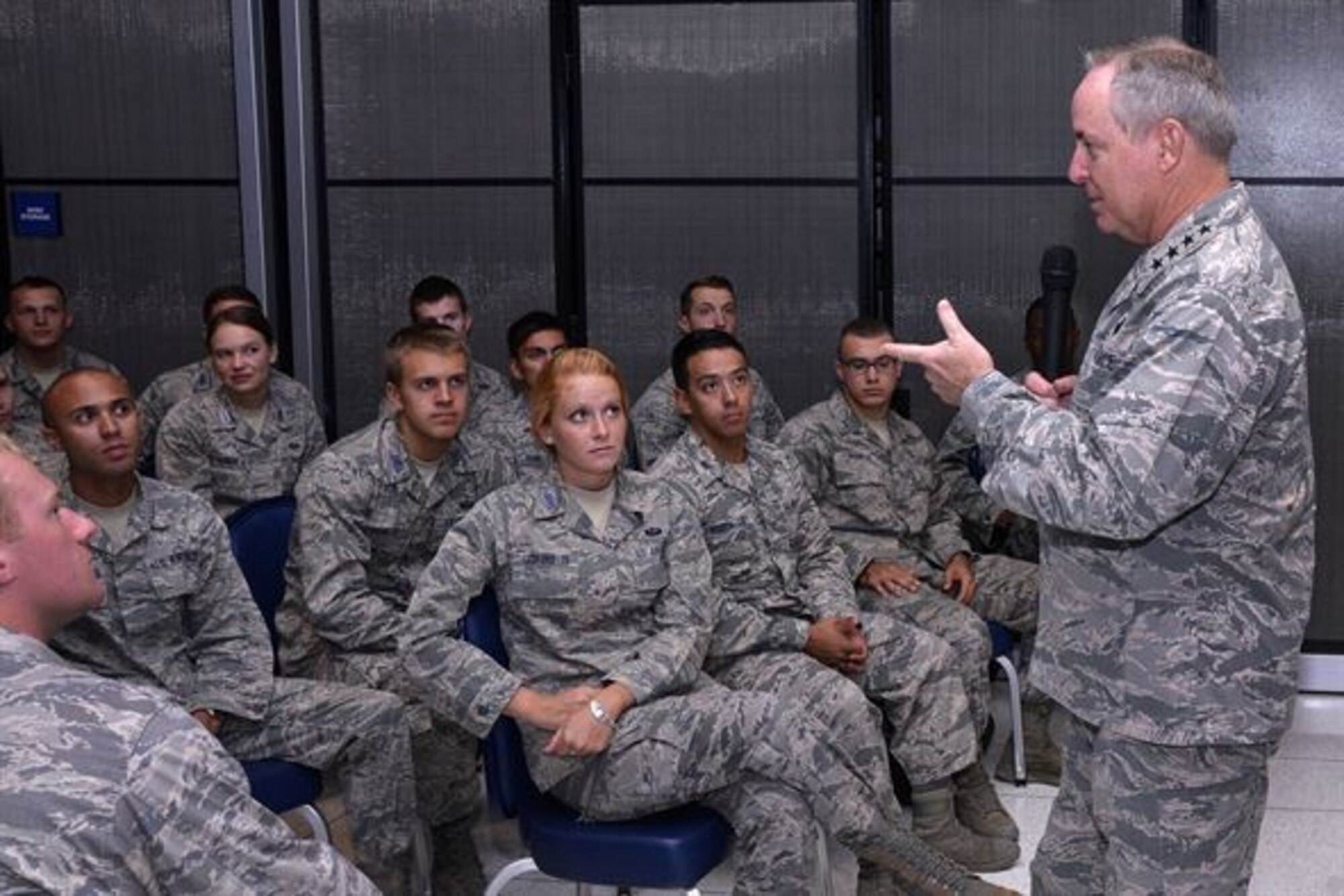 Air Force Chief of Staff Gen. Mark A. Welsh III has been named the 2015 Armed Forces Bowl’s Great American Patriot Award recipient. The general will receive the award Dec. 29, 2015, during halftime of the bowl game, which pits Welsh’s alma mater, the U.S. Air Force Academy, against the University of California, Berkeley. (U.S. Air Force photo)