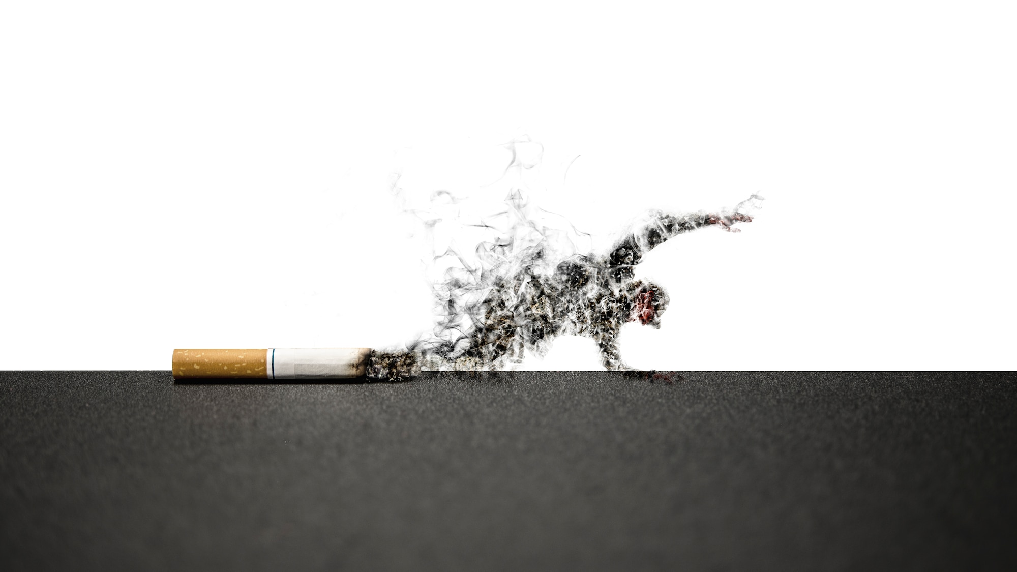 According to a 2011 Department of Defense survey, 16.7 percent of Airmen smoke. Smoking can cause a variety of adverse health consequences and take up to an average of 10 years off a person’s life. (U.S. Air Force illustration by Airman 1st Class Cory Bush) 