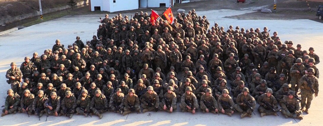 Republic of Korea and U.S. Marines get together this holiday season to conduct bilateral training for the Korean Marine Exchange Program 16-3 at Rodriguez Live Fire Complex, South Korea, Dec. 23, 2015. The time spent together of the holidays focuses the enduring alliances and friendship between the ROK and U.S Marine Corps. The KMEP highlights greater organizational fusion, which is a bilateral and collaborative effort between ROK and U.S Marine Corps forces from planning to execution. The ROKMC is a professional, warfighting organization that III MEF Marines work alongside and learn from to become more effective partners. The Marines are from 1st Battalion, 2nd Marines regiment, currently forward deployed in the Pacific as part of 4th Marine Regiment, 3rd Marine Division, III Marine Expeditionary Force. (U.S. Marine Corps Photo by Lance Cpl. Jorge A. Rosales/Released)
