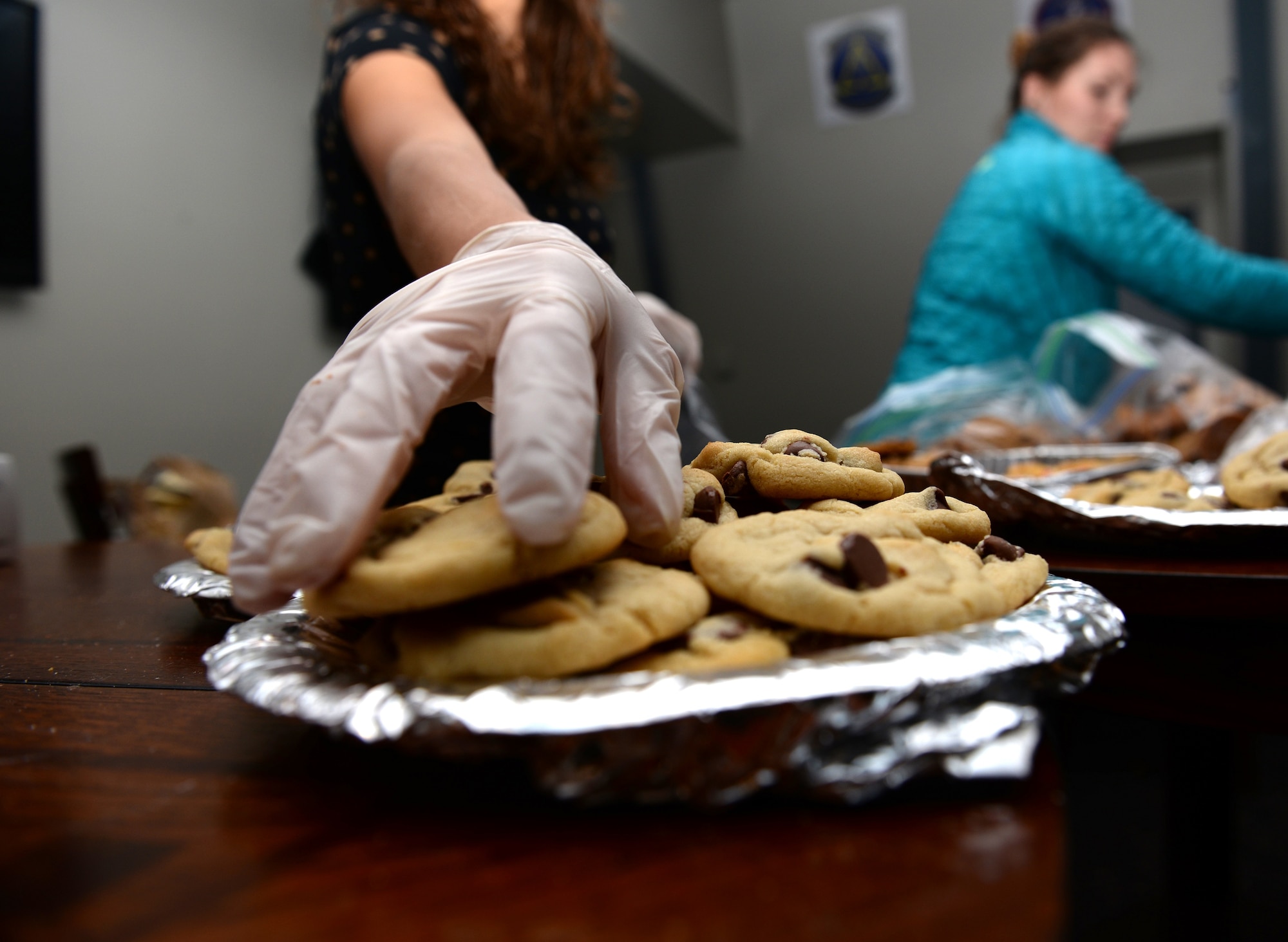 Cookies of all shapes, sizes, flavors, and brands were donated to the Colossal Cookie Drive from 14-16 December. (U.S. Air Force photo/2nd Lt. Brittany Curry)