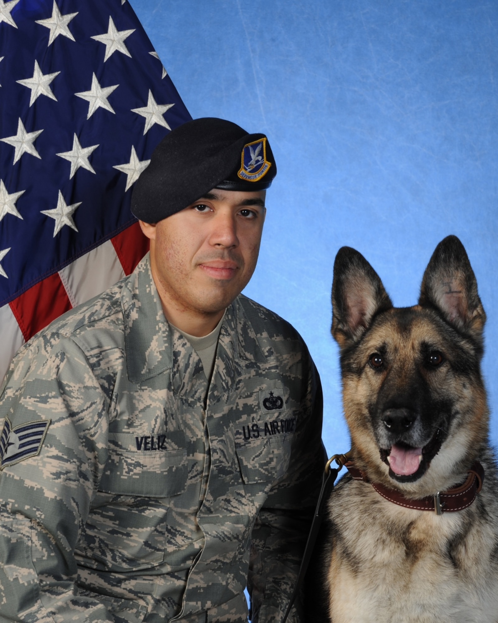 Staff Sgt. Luis Veliz, 39th Security Forces Squadron military working dog handler