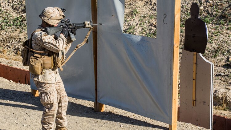 U.S. Marines with Special-Purpose Marine Air-Ground Task Force Crisis Response-Africa participate in live-fire training during week-long exercise with the Spanish Legionnaires near Almería, Spain, Dec 15. The presence of U.S. Marines from SPMAGTF-CR-AF, based in Morón Air Base, Spain has enabled a notable increase in joint training opportunities between the two NATO allies.