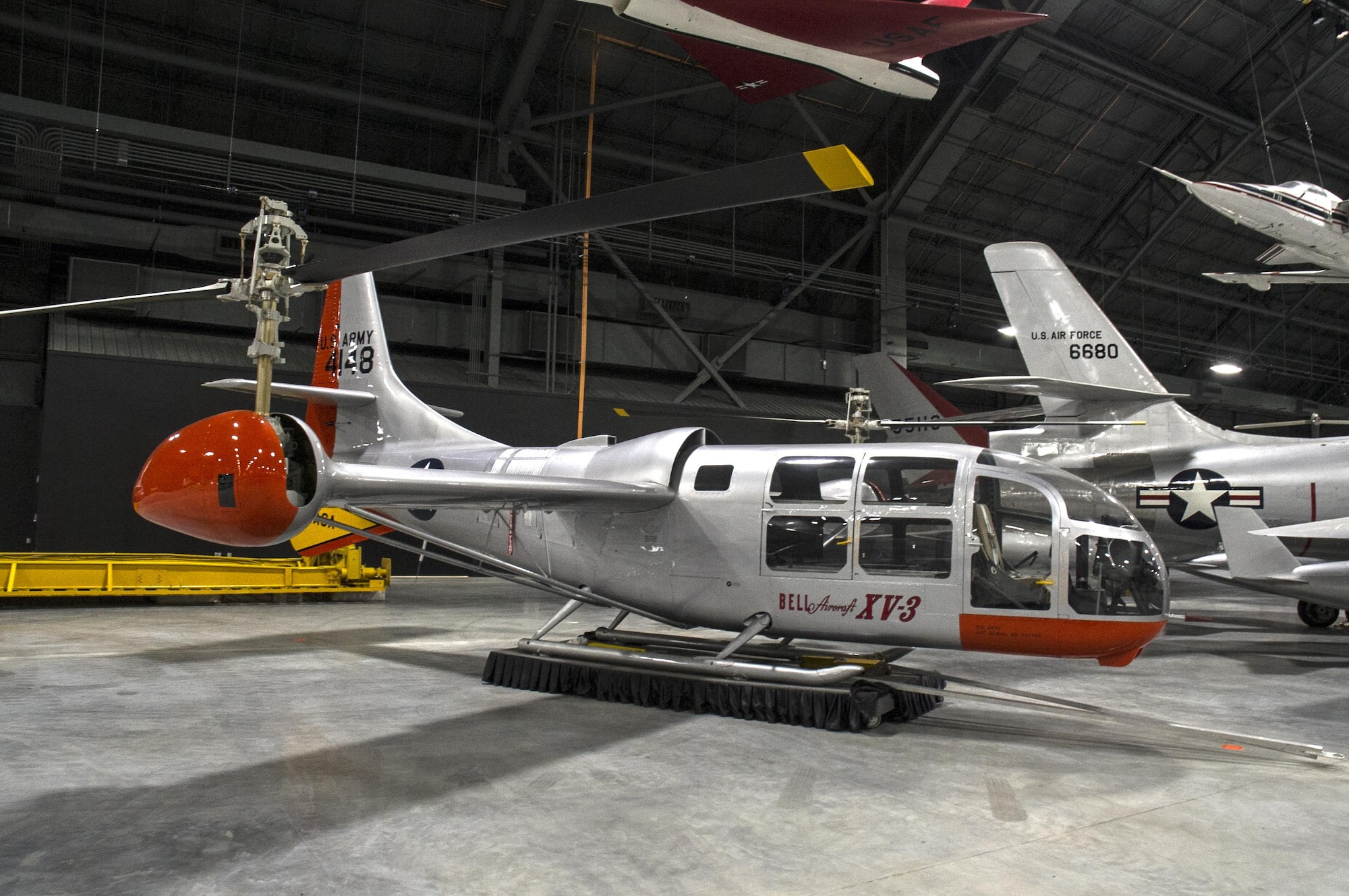 Bell Helicopter Textron XV-3 in the R&D Gallery at the National Museum of the U.S. Air Force on December 28, 2015. (U.S. Air Force photo)