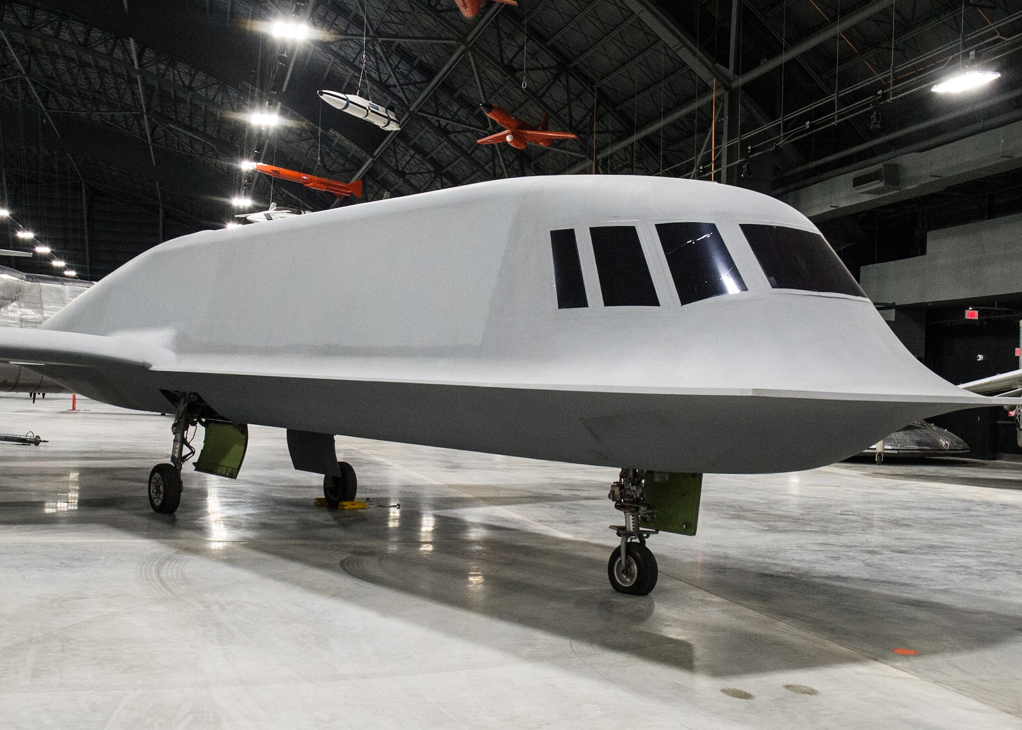 Northrop Tacit Blue in the Research & Development Gallery at the National Museum of the U.S. Air Force on December 28, 2015. (U.S. Air Force photo)