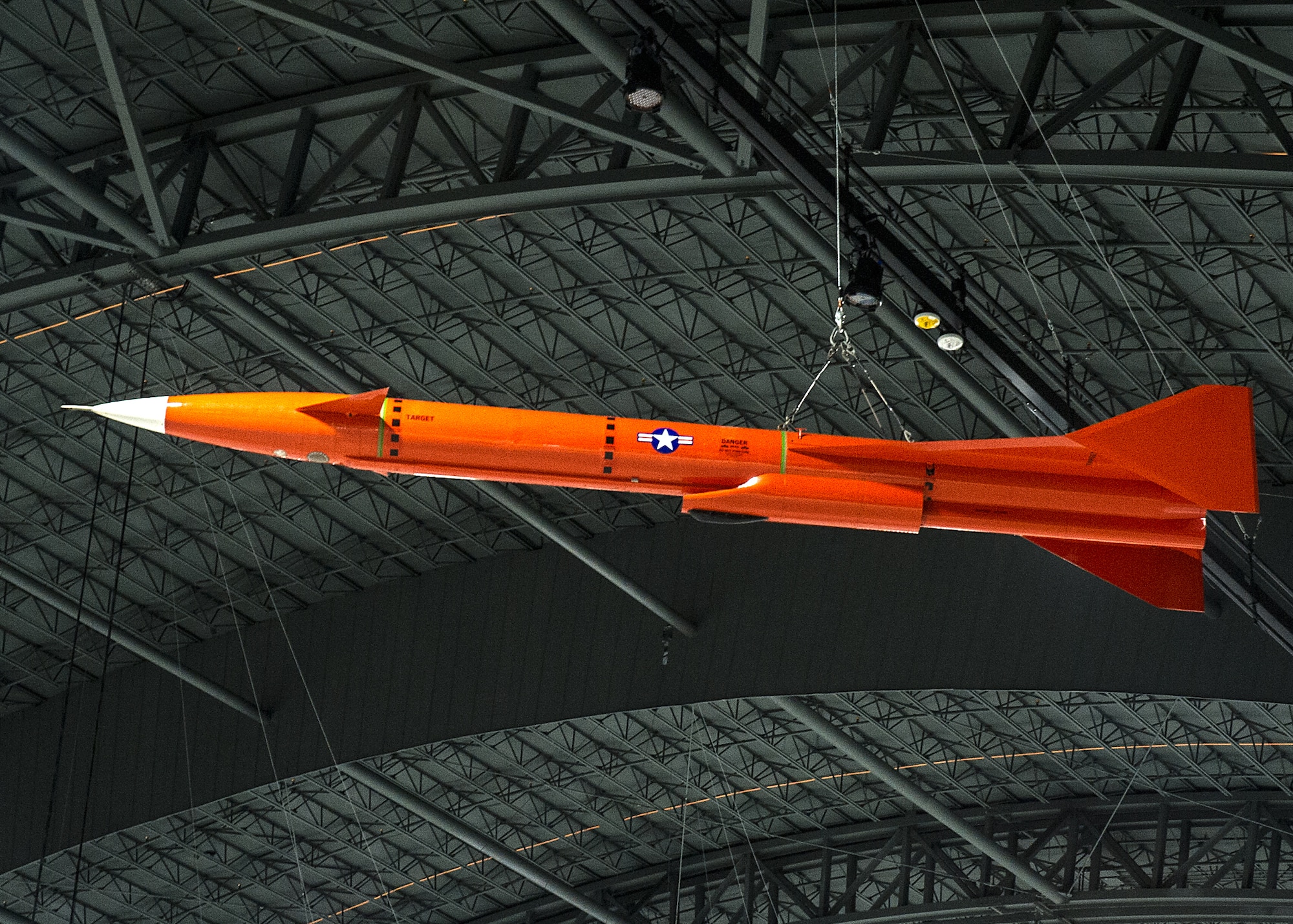 The Teledyne Ryan XAQM-81A Firebolt in the Research & Development Gallery at the National Museum of the U.S. Air Force on December 28, 2015. (U.S. Air Force photo)