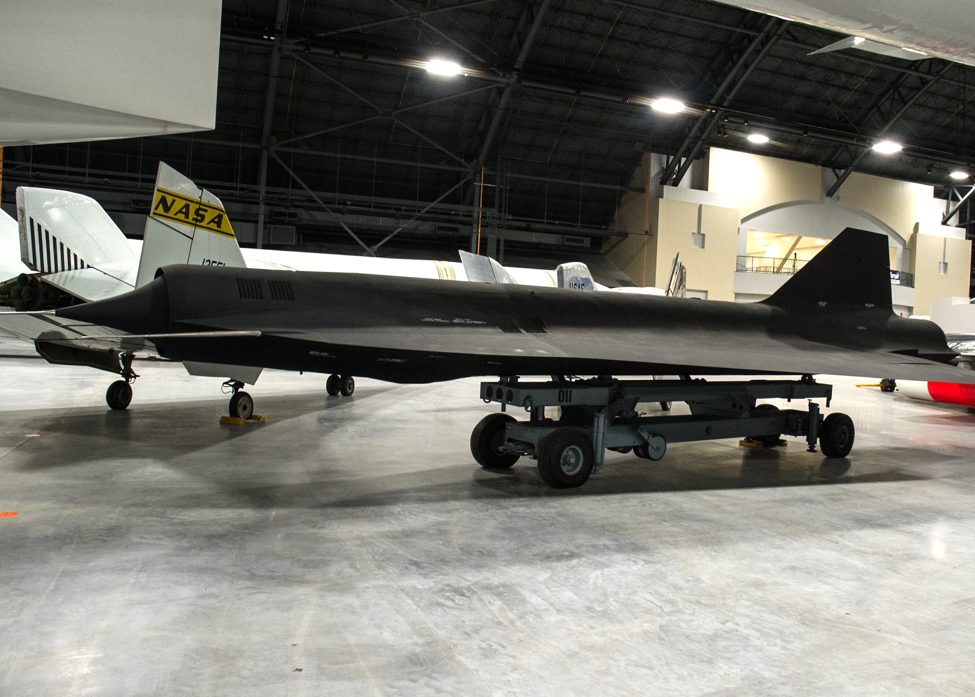 Lockheed D-21B in the Research & Development Gallery at the National Museum of the U.S. Air Force on December 28, 2015. (U.S. Air Force photo)