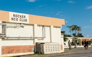 The Rocker NCO Club was originally built on Kadena Air Base, Japan, in 1958 and will now be closing its doors to make way for a brand new facility. The new $47 million facility will take approximatly 18 to 24 months to complete. (U.S. Air Force photo by Airman 1st Class Corey M. Pettis)
